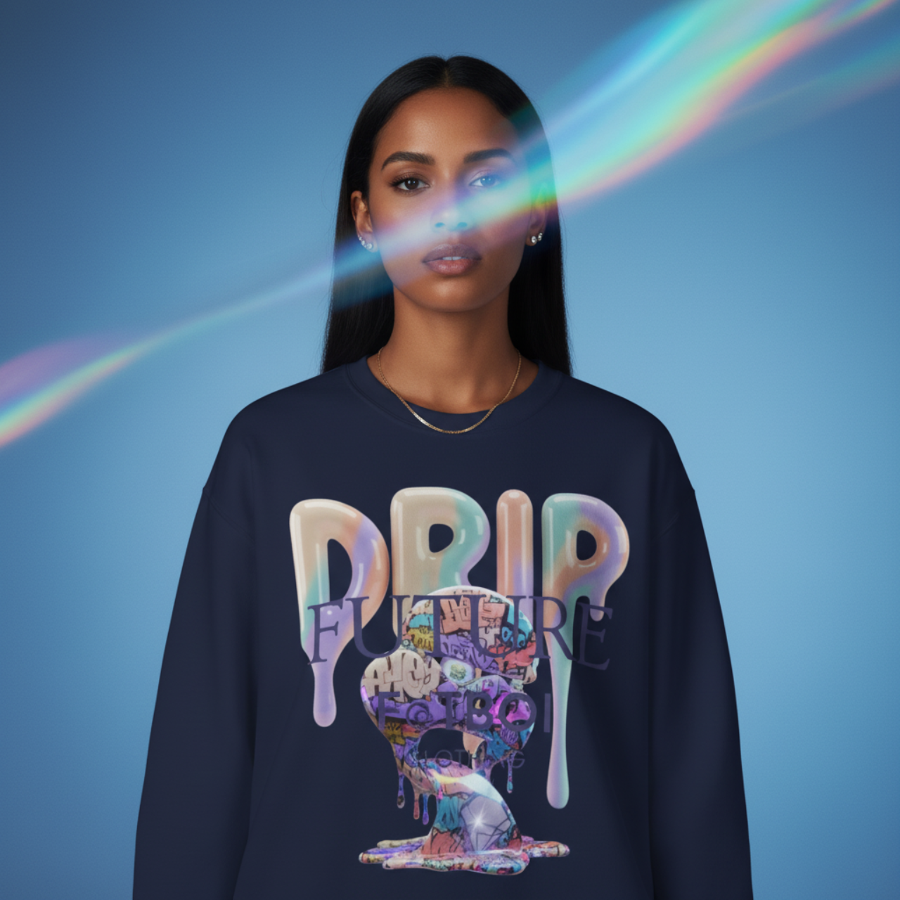 Graffiti Diamond Heavy Blend Crewneck Sweatshirt | Streetwear Fashion, Art Lover Gift, Trendy Casual Wear