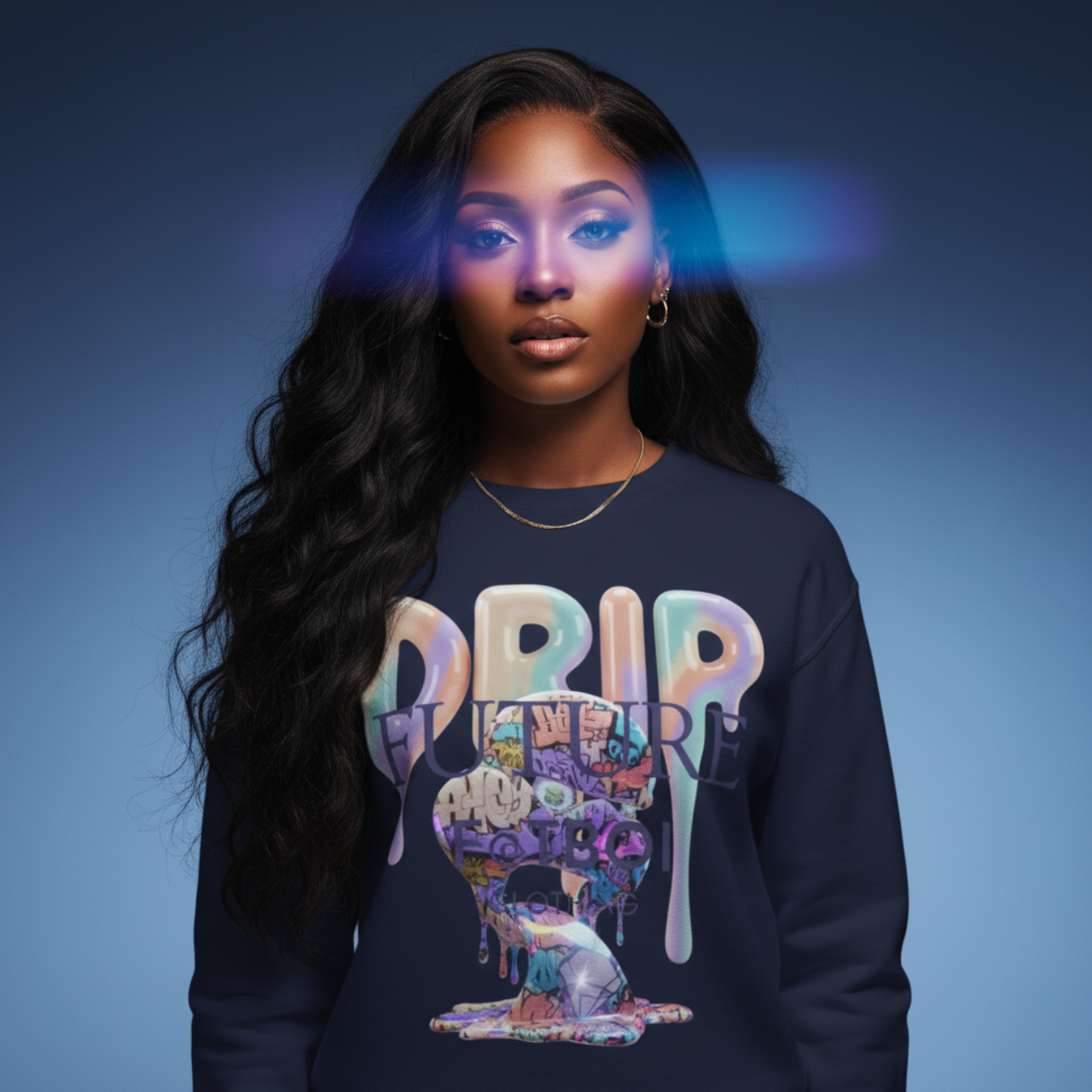 Graffiti Diamond Heavy Blend Crewneck Sweatshirt | Streetwear Fashion, Art Lover Gift, Trendy Casual Wear