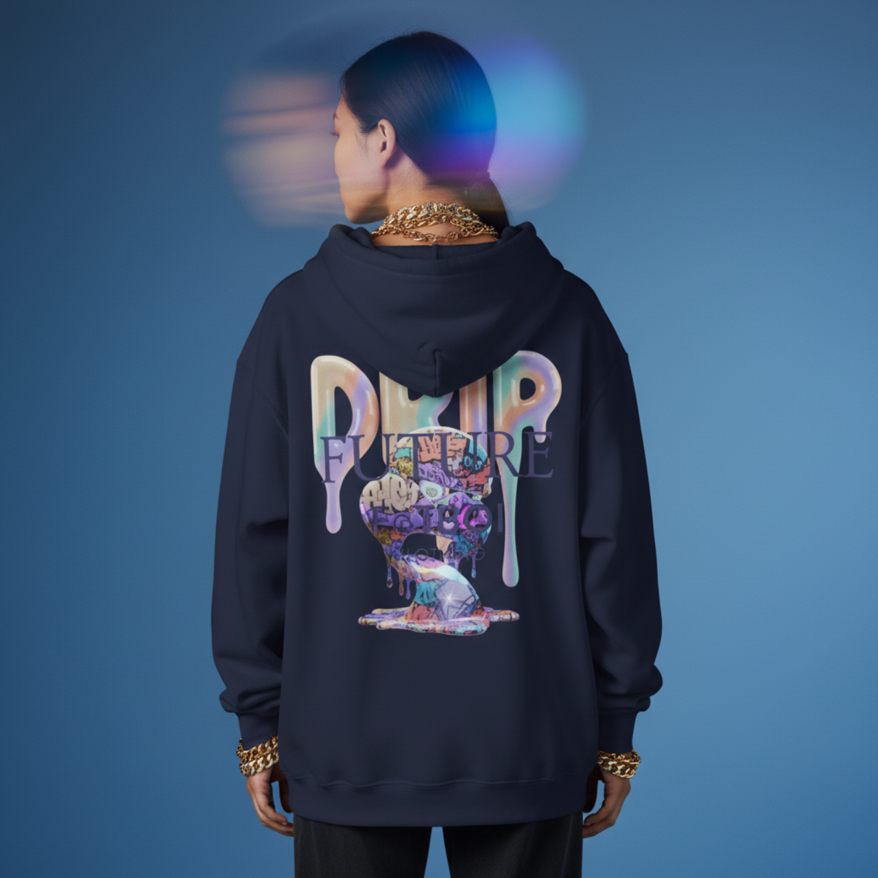 FUTURE F@TBOI GRAFFITI DIAMOND HOG DRIP - Trendy Drip Hoodie, Unisex Sweatshirt for Casual Wear, Streetwear Fashion, Gift for Friends, Cool Graphic Style