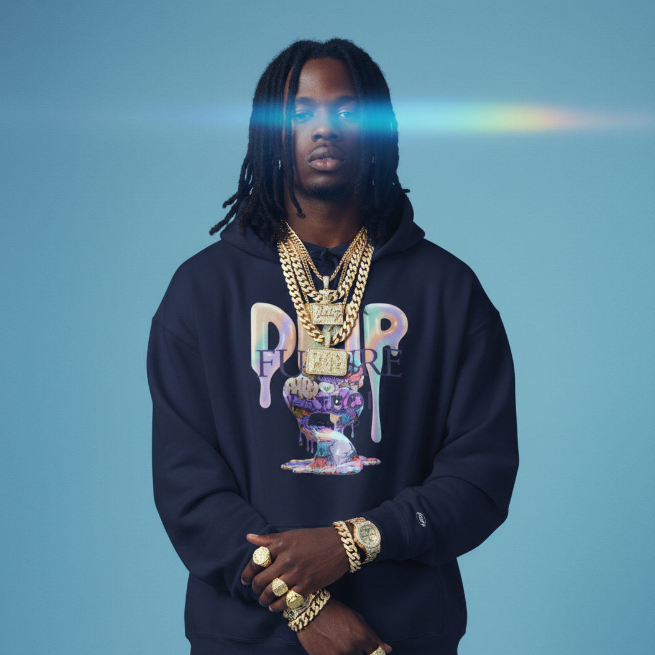 FUTURE F@TBOI GRAFFITI DIAMOND HOG DRIP - Trendy Drip Hoodie, Unisex Sweatshirt for Casual Wear, Streetwear Fashion, Gift for Friends, Cool Graphic Style