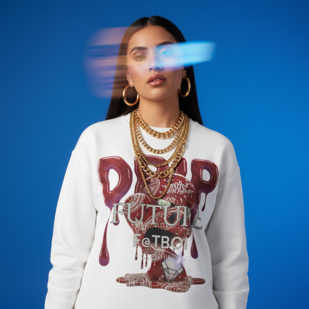 FUTURE F@TBOI RED PAISLEY HOG DRIP Streetwear Crewneck Sweatshirt