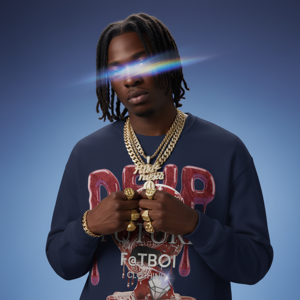 FUTURE F@TBOI RED PAISLEY HOG DRIP Streetwear Crewneck Sweatshirt