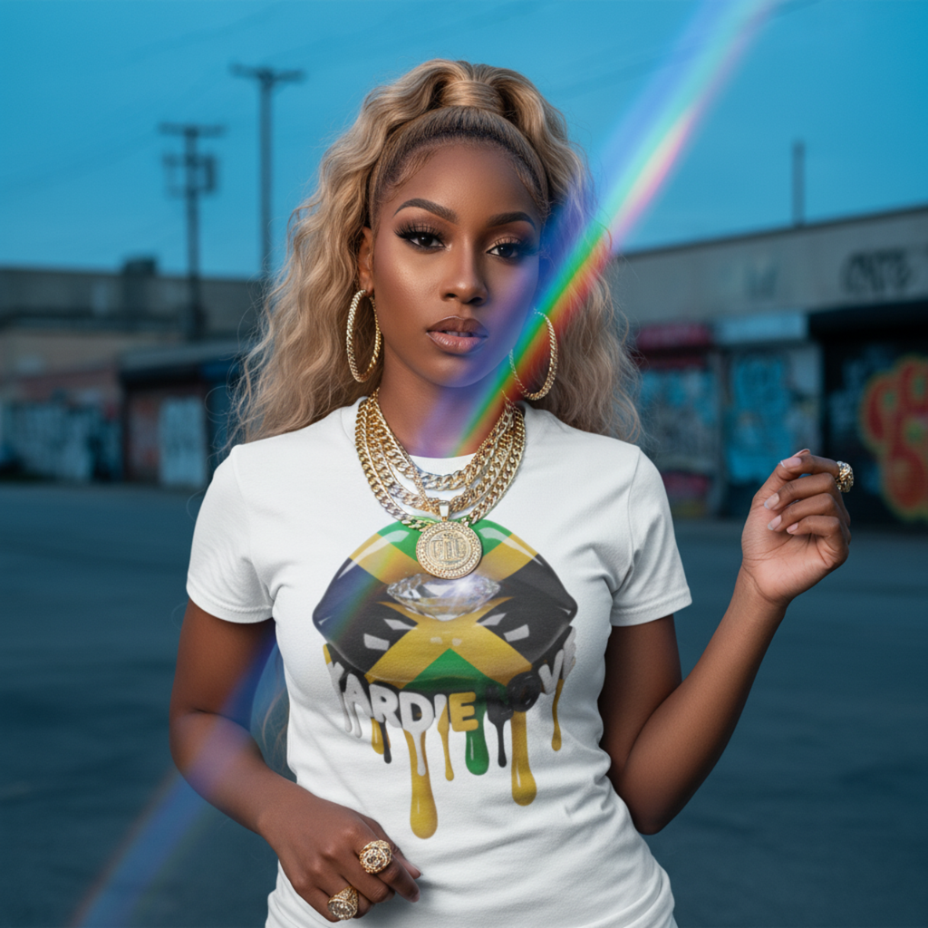 YARDIE LOVE - Jamaican Vibe - Unisex Heavy Cotton Tee, Perfect for Summer Festivals, Pride Events, Casual Outings, Gifts for Creatives, Beachwear, [...]