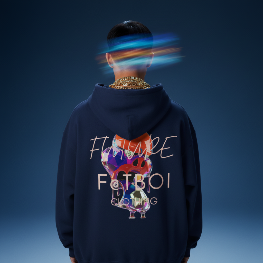 FUTRE F@TBOI DIAMOND DRIP HOG - Vibe Hoodie, Unisex Heavy Blend Sweatshirt, Inspirational Gift, Trendy Layering Piece, Perfect for Holidays, Cozy Wear