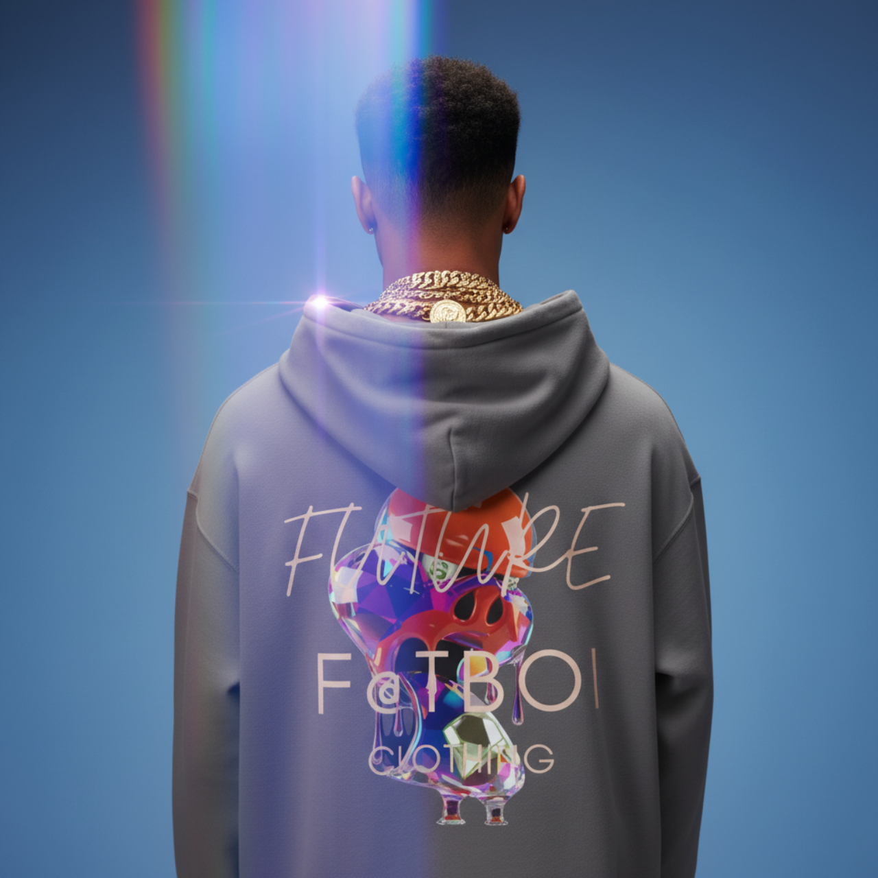 FUTRE F@TBOI DIAMOND DRIP HOG - Vibe Hoodie, Unisex Heavy Blend Sweatshirt, Inspirational Gift, Trendy Layering Piece, Perfect for Holidays, Cozy Wear