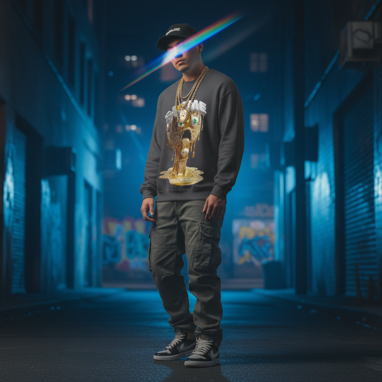 FUTURE F@TBOI SLIME Sweatshirt - Cozy Unisex Crewneck, Slime Design, Perfect for Gifts, Halloween Vibes, or Everyday Fun