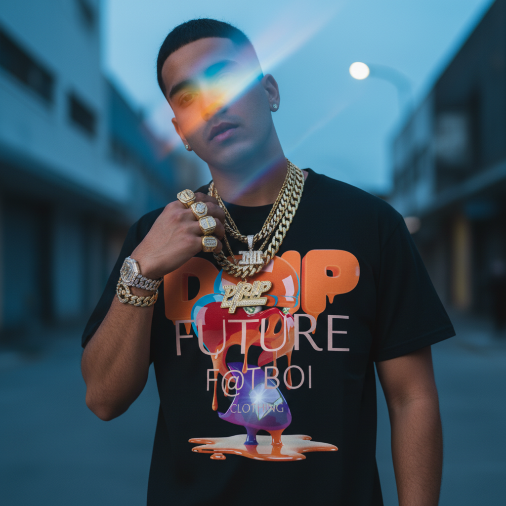 FUTURE F@TBOI CLOTHING HOG DRIP DESIGN - Trendy Streetwear T-Shirt for Creative Souls, Cool Graphic Tee for Urban Style, Perfect for Parties and Casual Outings, DRIP Design, [...]
