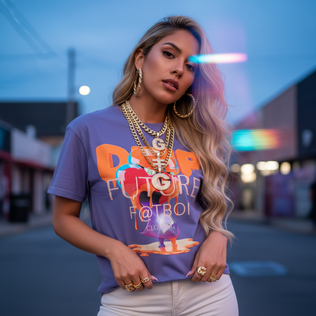 FUTURE F@TBOI CLOTHING HOG DRIP DESIGN - Trendy Streetwear T-Shirt for Creative Souls, Cool Graphic Tee for Urban Style, Perfect for Parties and Casual Outings, DRIP Design, [...]