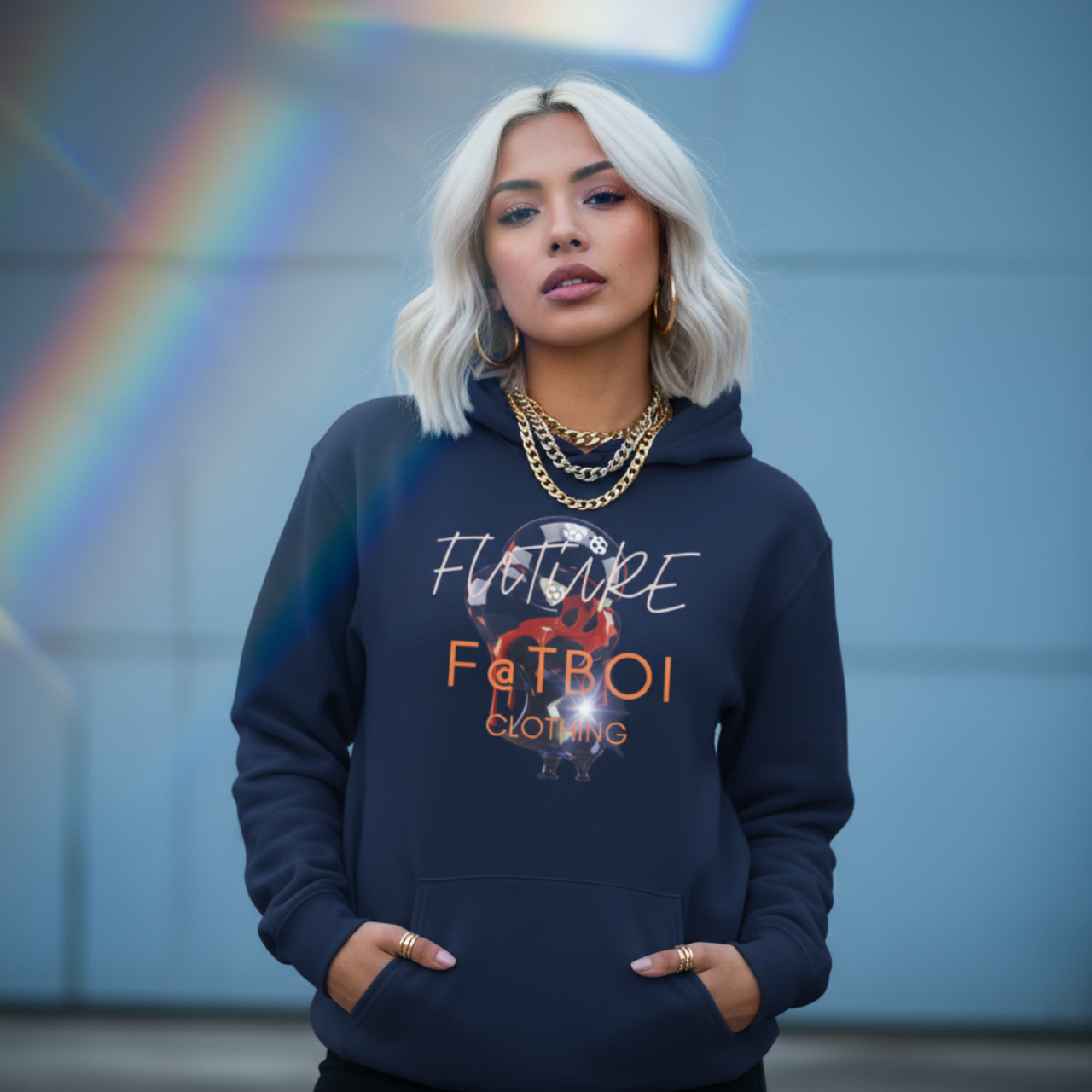 Future F@tboi clothing  Unisex Hoodie with Trendy Design, Streetwear, Casual Style, Gift for Him/Her, Perfect for Fall