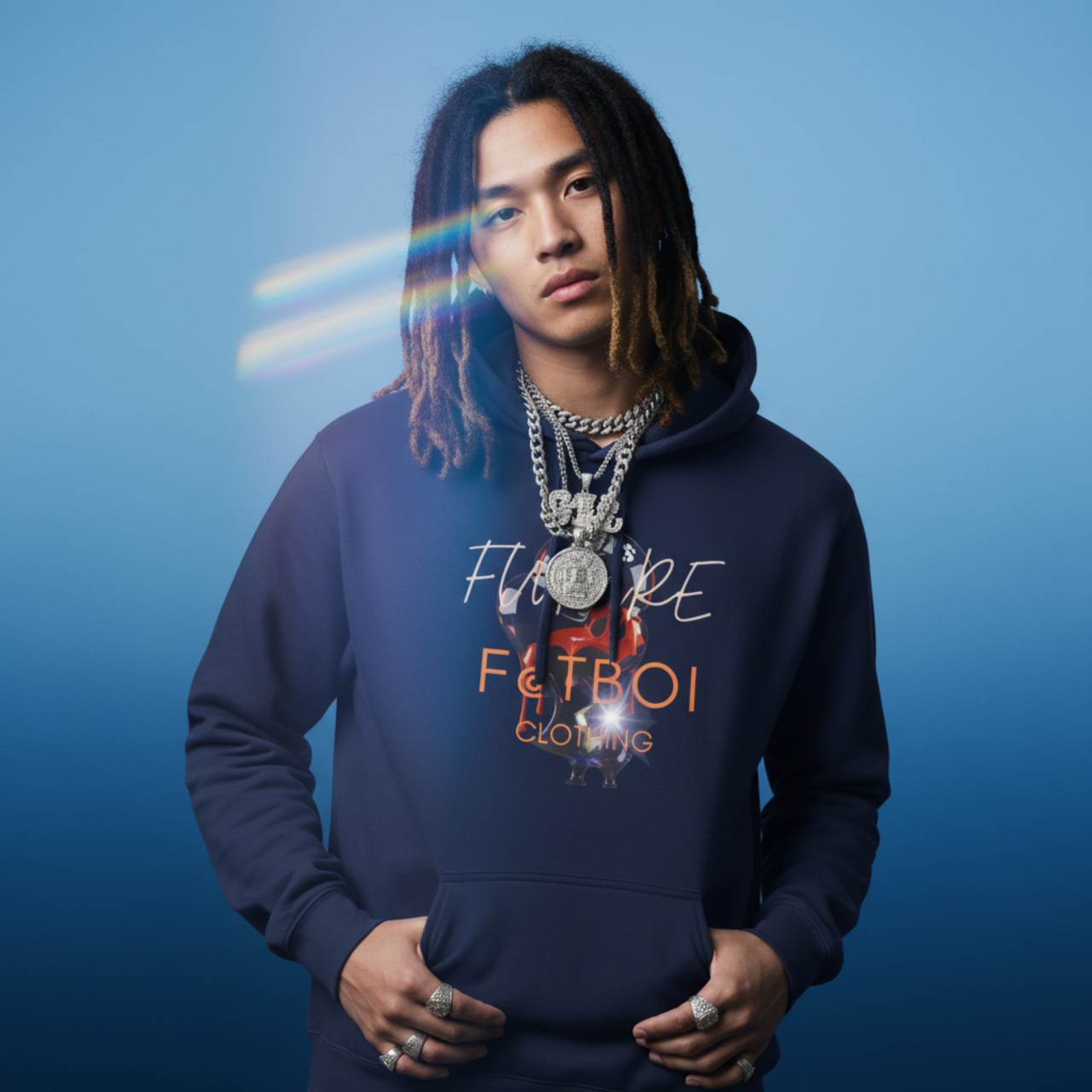 Future F@tboi clothing  Unisex Hoodie with Trendy Design, Streetwear, Casual Style, Gift for Him/Her, Perfect for Fall