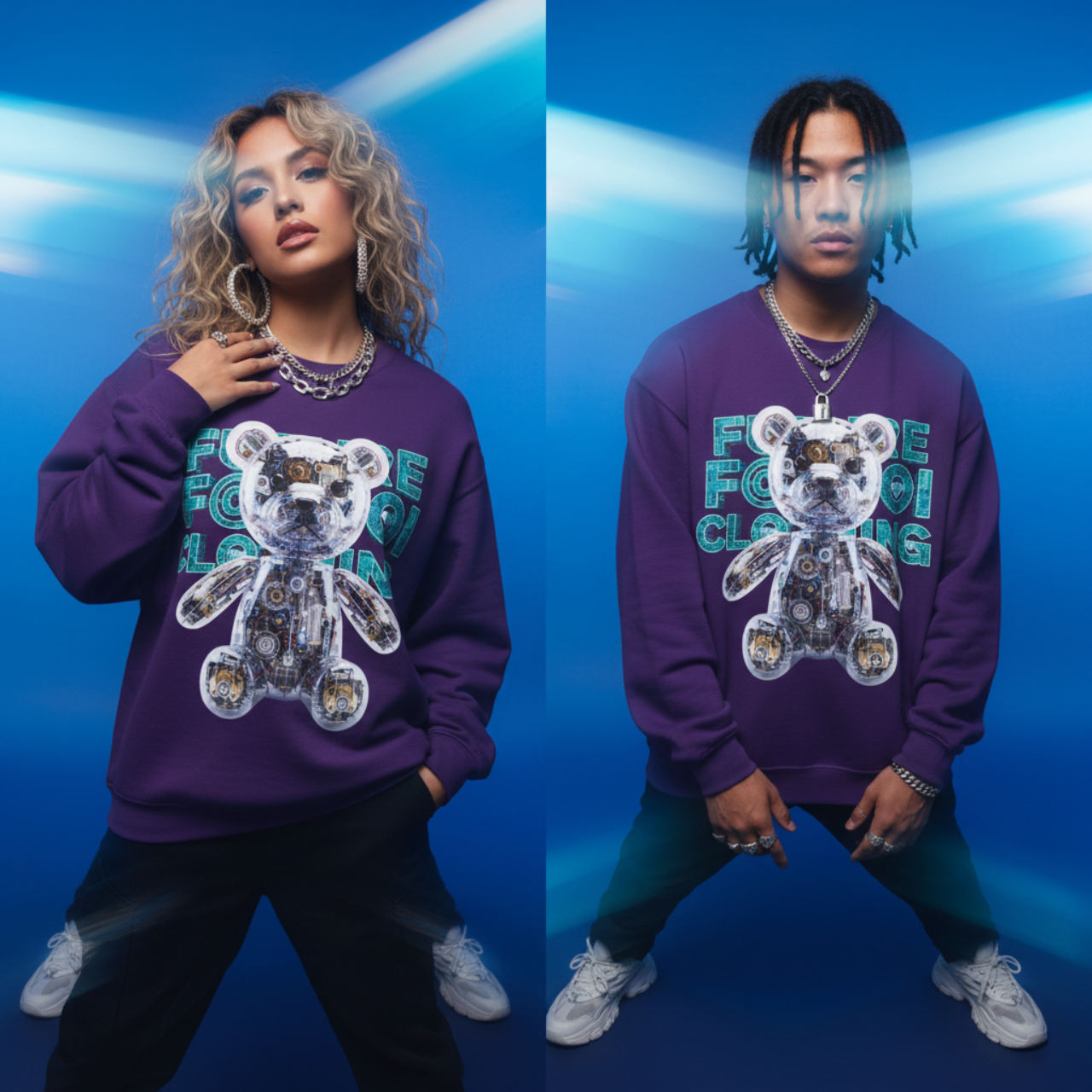 Future Fatboi Robo Bear Crewneck Sweatshirt