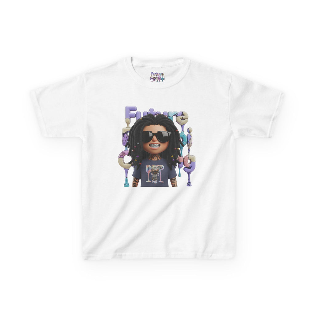 Kids Tee - FUTURE F@TBOI LOGO DRIP Design, Streetwear, Cool Kids Clothing