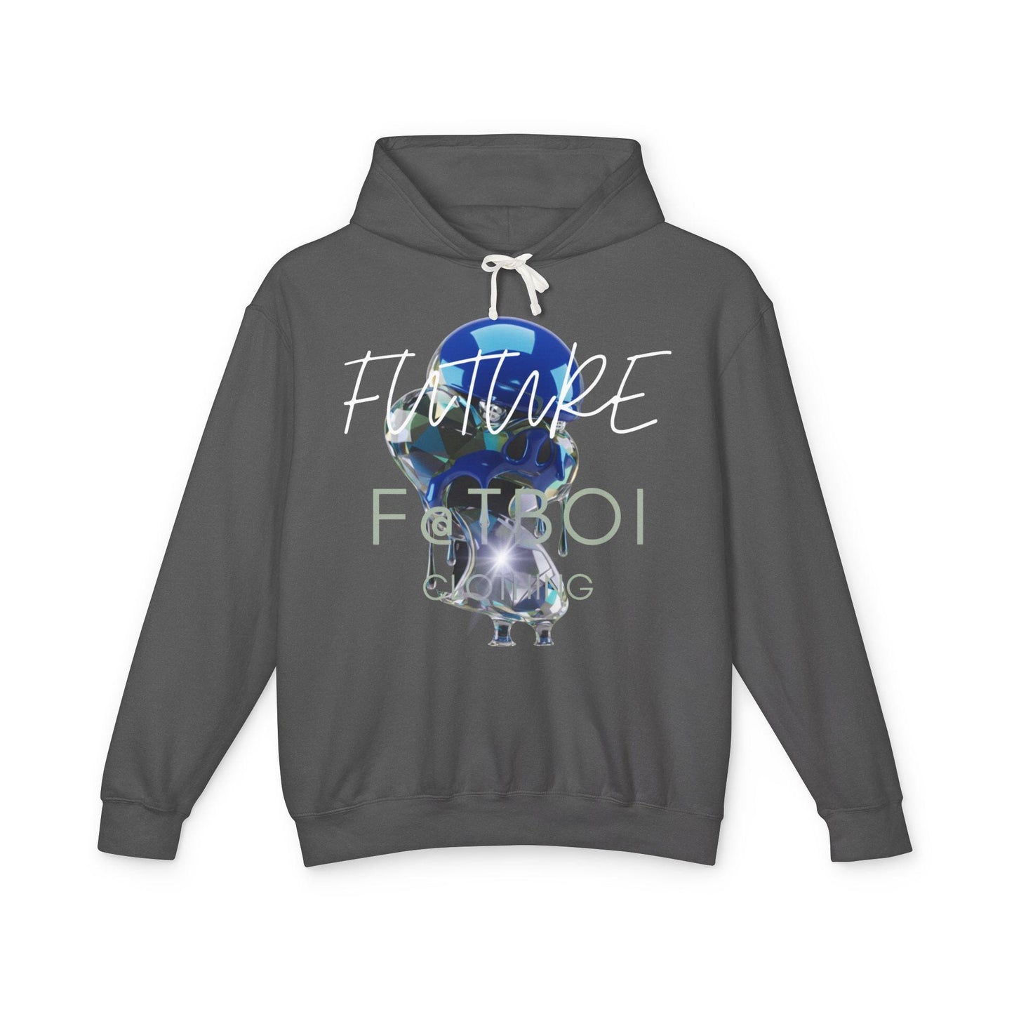 Future Fatboi Crystal Unisex Hoodie - Future of Fun Graphic Sweatshirt, Lightweight Casual Wear,  Gift for Travelers, Cozy [...]