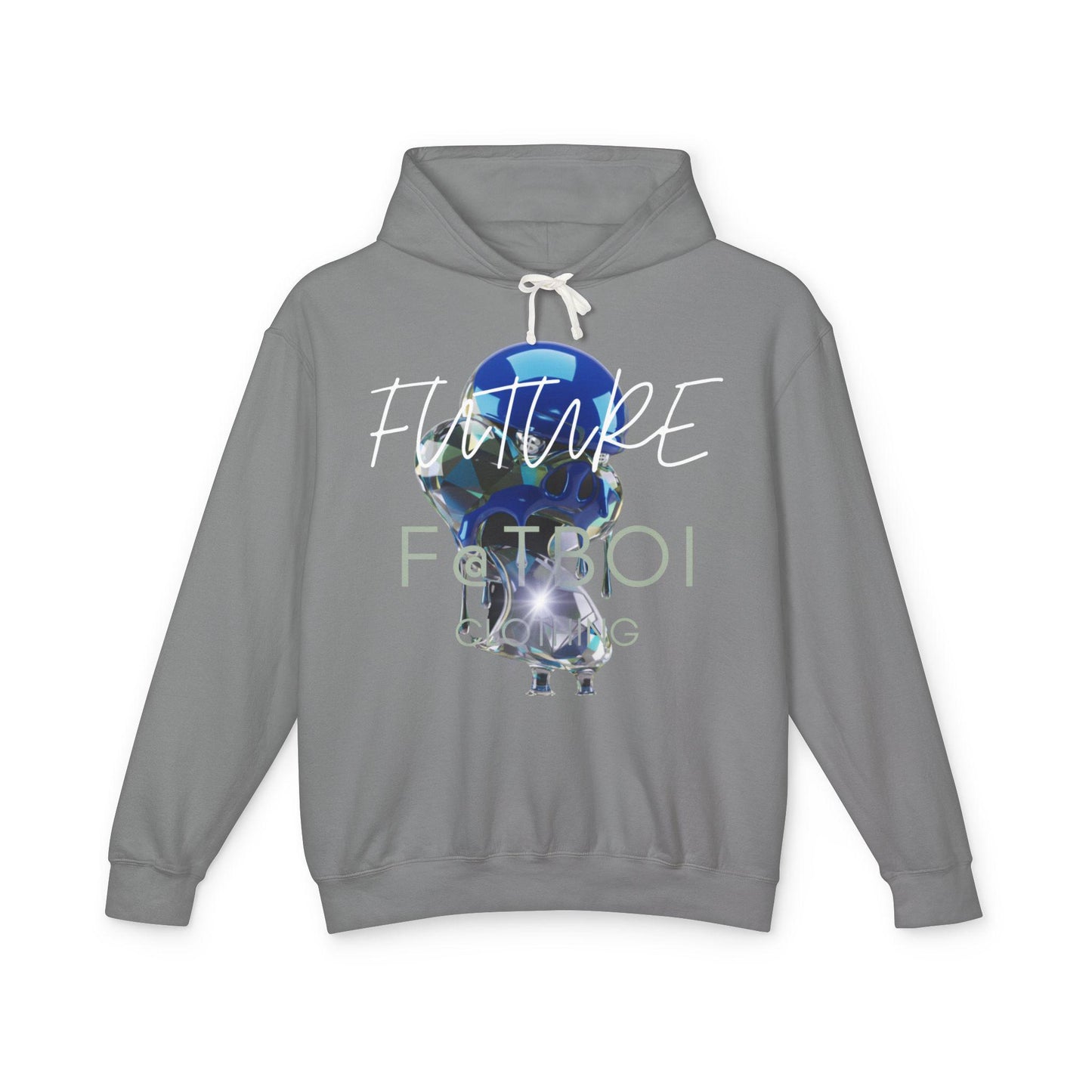 Future Fatboi Crystal Unisex Hoodie - Future of Fun Graphic Sweatshirt, Lightweight Casual Wear,  Gift for Travelers, Cozy [...]