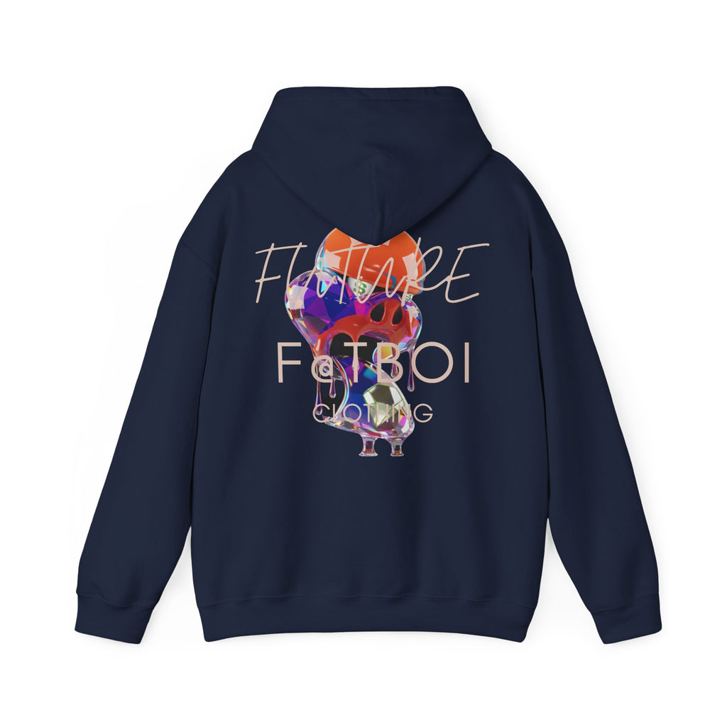 FUTRE F@TBOI DIAMOND DRIP HOG - Vibe Hoodie, Unisex Heavy Blend Sweatshirt, Inspirational Gift, Trendy Layering Piece, Perfect for Holidays, Cozy Wear
