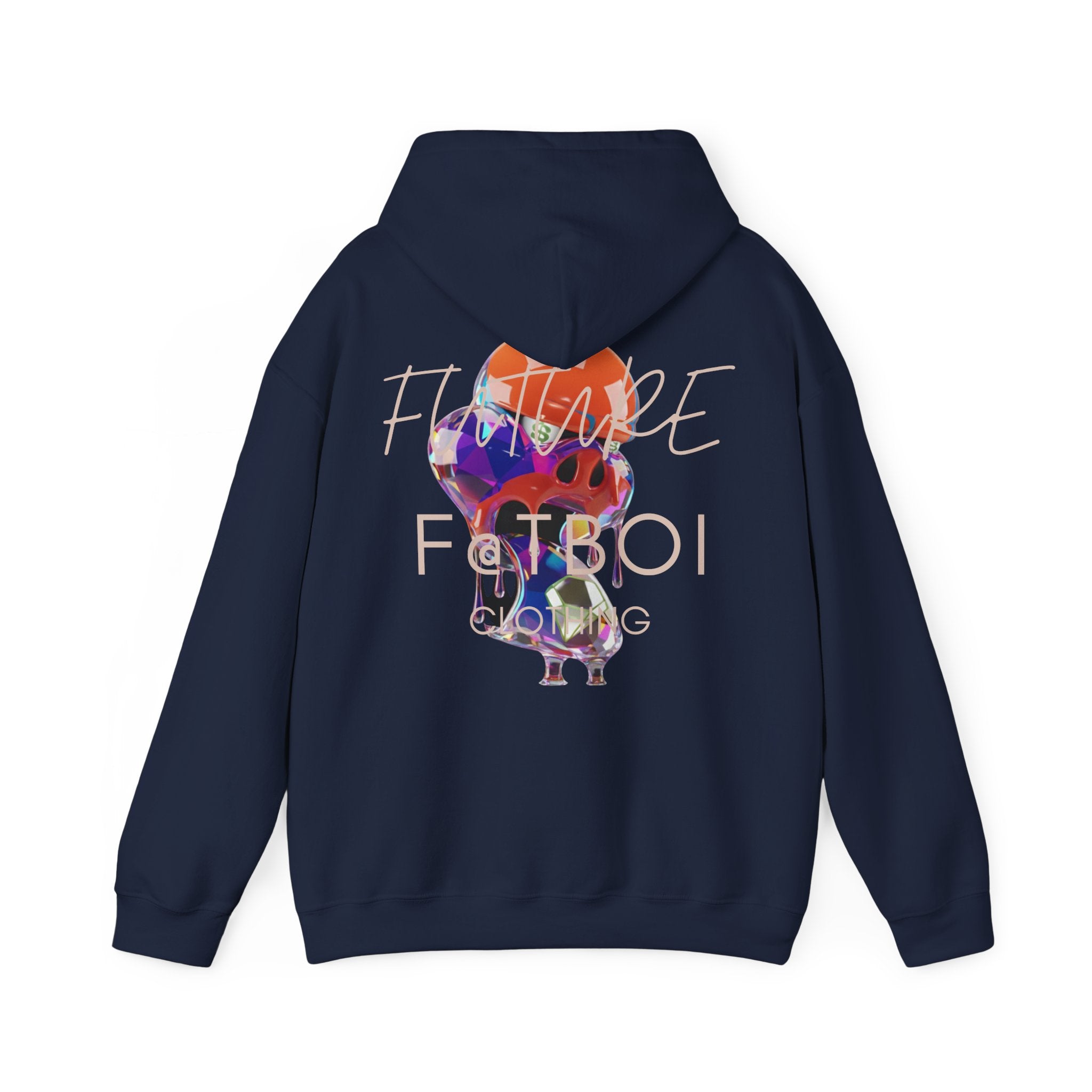 FUTRE F@TBOI DIAMOND DRIP HOG - Vibe Hoodie, Unisex Heavy Blend Sweatshirt, Inspirational Gift, Trendy Layering Piece, Perfect for Holidays, Cozy Wear