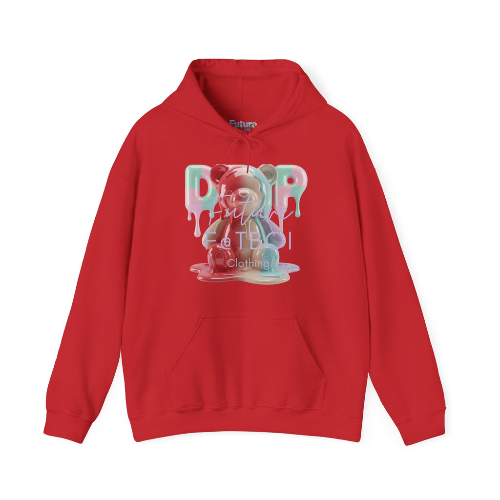 Colorful Drip Bear Hoodie