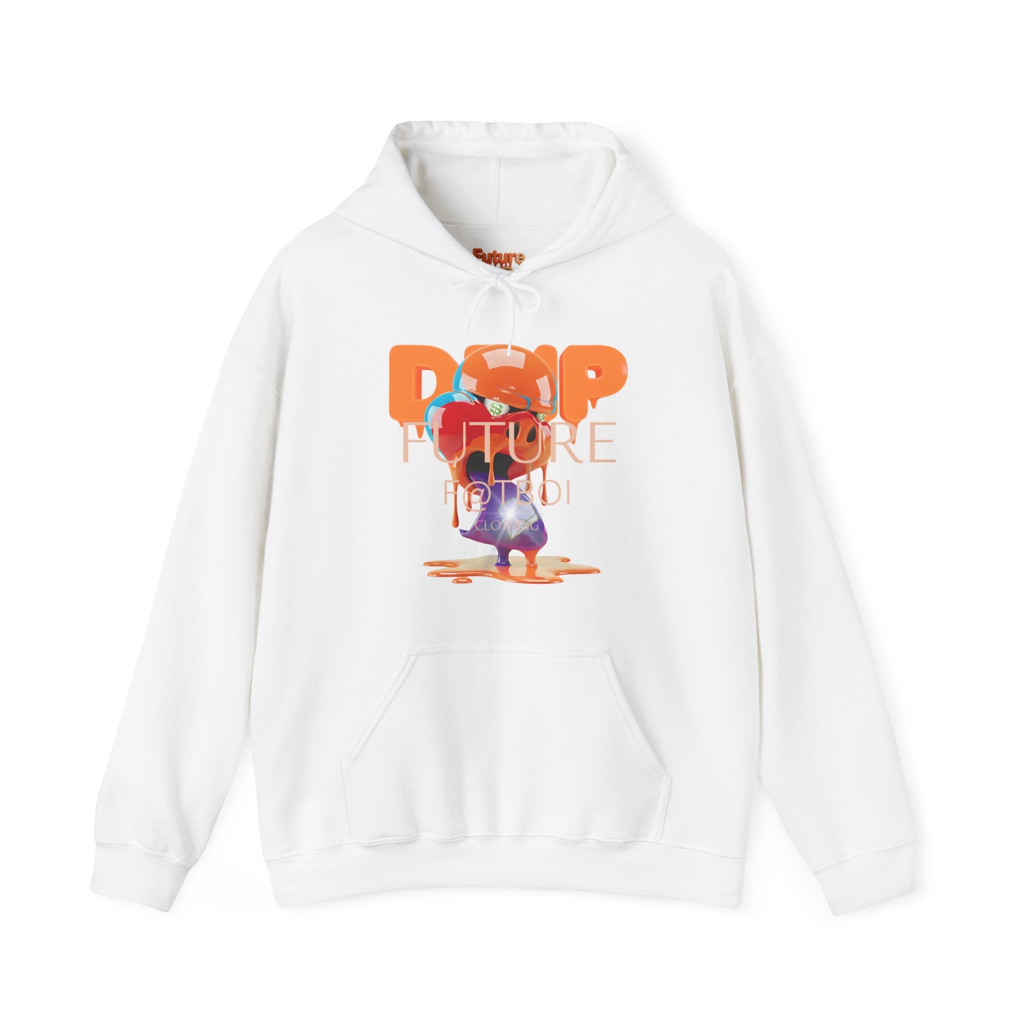FUTURE F@TBOI HOG DRIP ORANGE CANDY - Creative and Trendy Unisex Hooded Sweatshirt for Everyday Style, Graphic Hoodie, Drip Artwork, Cozy Layering, Fun Fashion, Gift Idea