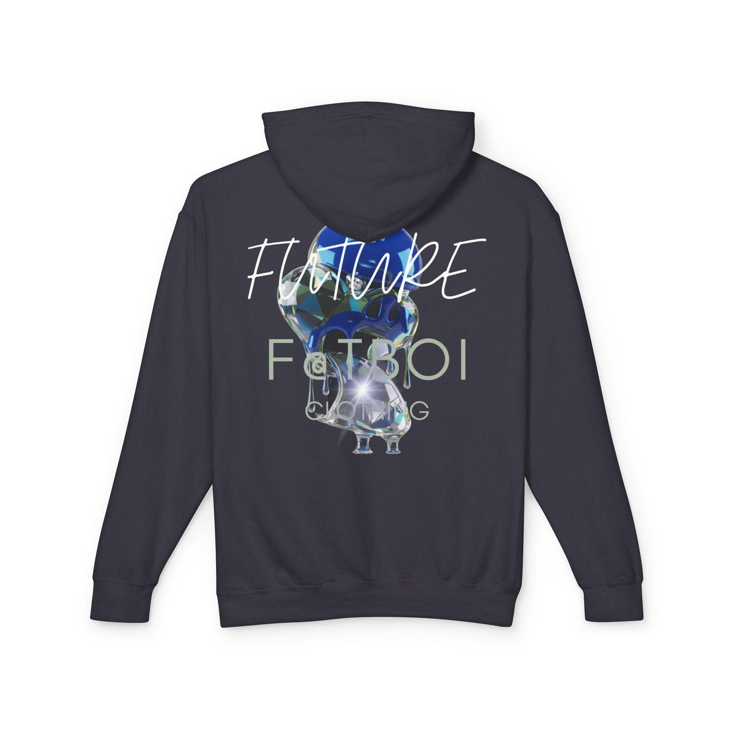 Future Fatboi Crystal Unisex Hoodie - Future of Fun Graphic Sweatshirt, Lightweight Casual Wear,  Gift for Travelers, Cozy [...]