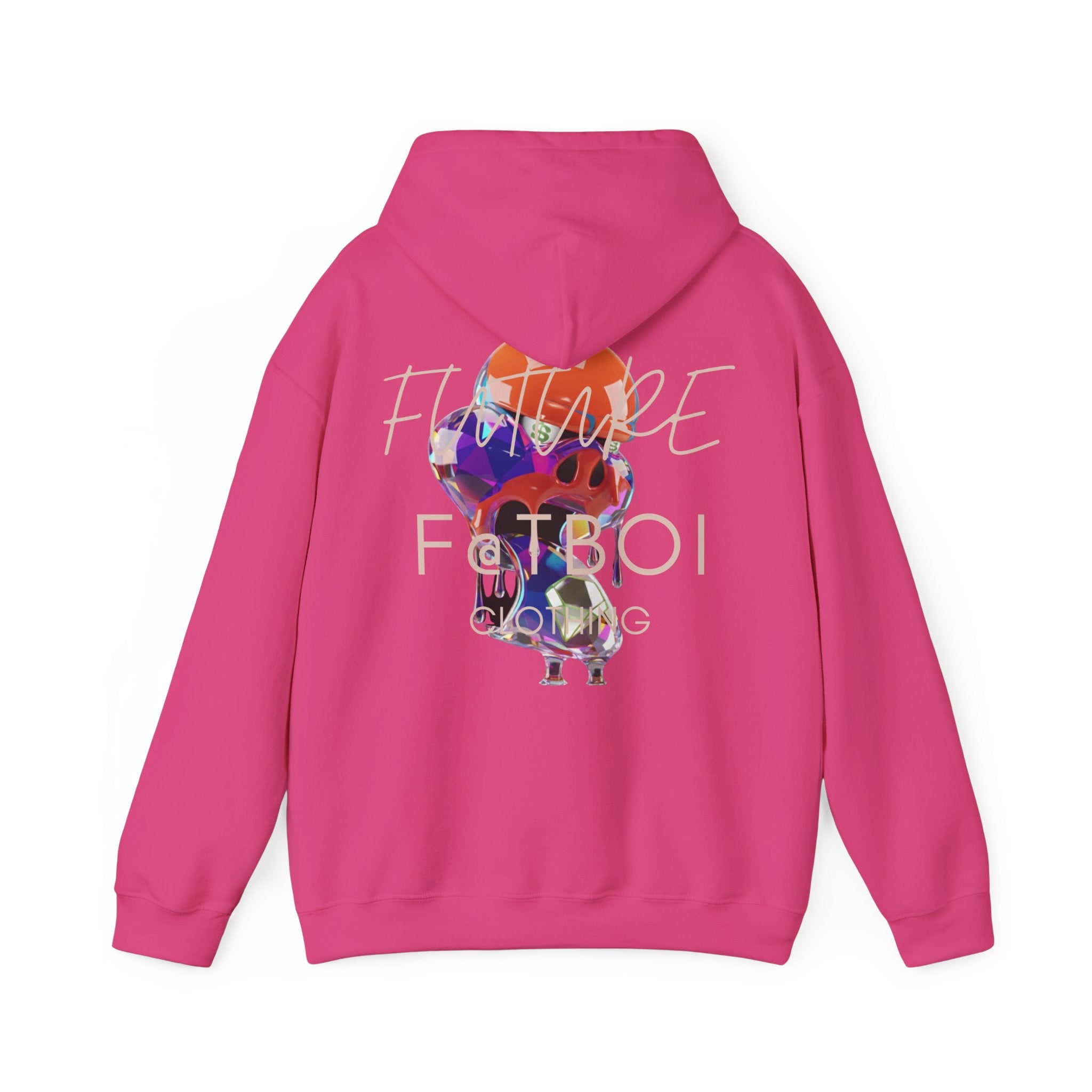 FUTRE F@TBOI DIAMOND DRIP HOG - Vibe Hoodie, Unisex Heavy Blend Sweatshirt, Inspirational Gift, Trendy Layering Piece, Perfect for Holidays, Cozy Wear