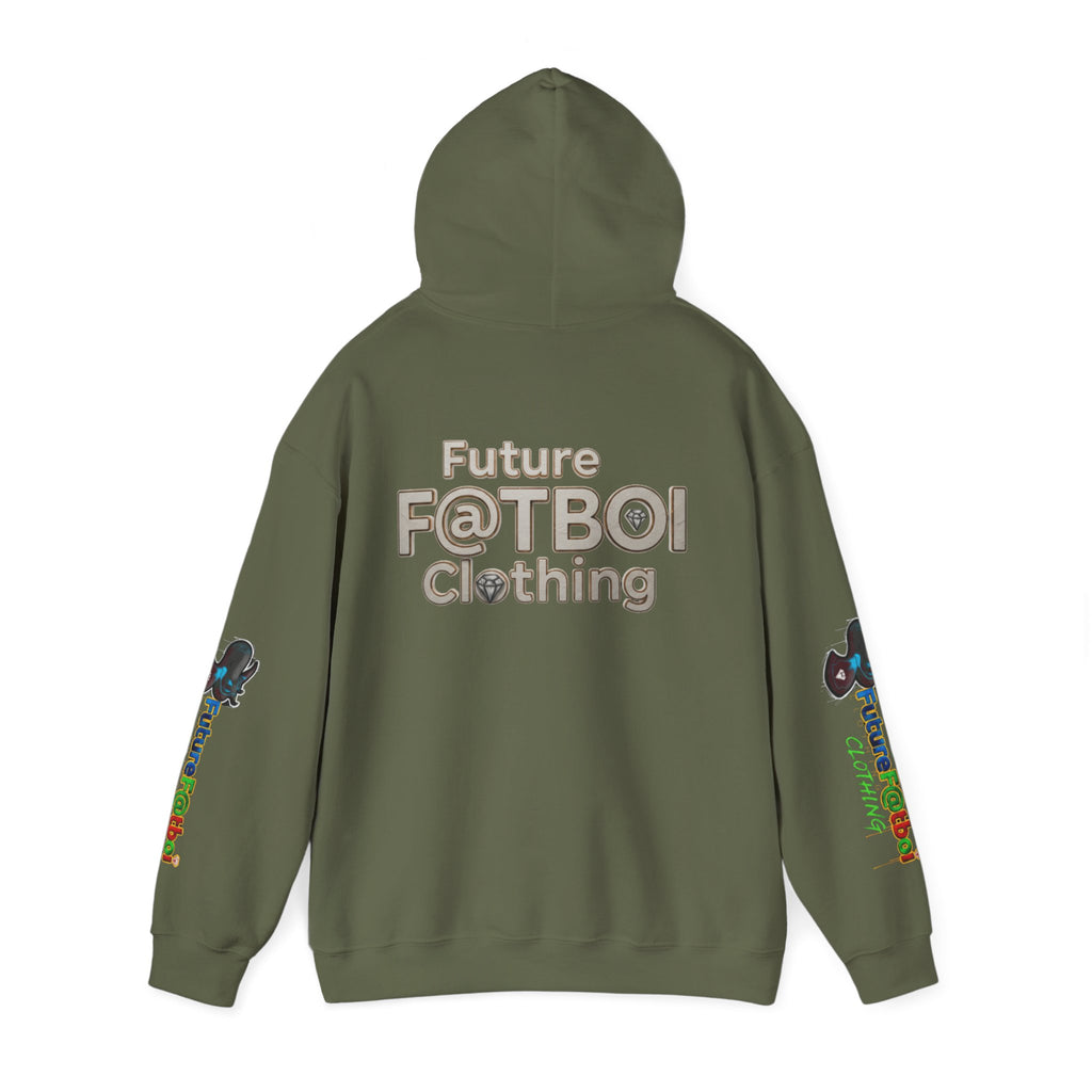 Future Fatboi Unisex Heavy Blend™ Hoodie - Cozy Streetwear, Graphic Sweatshirt, Gift for Him/Her, Casual Style, Trendy Look