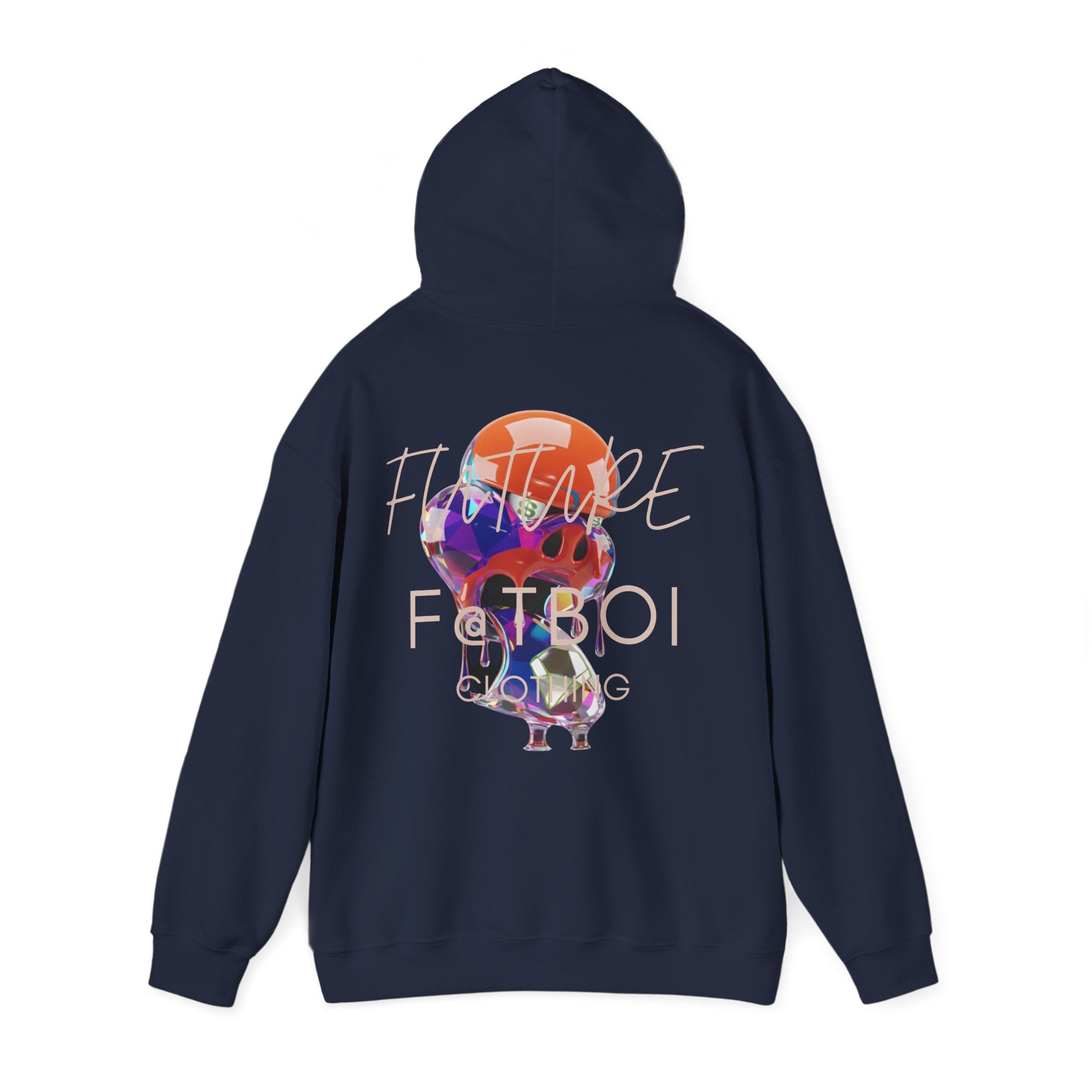 FUTRE F@TBOI DIAMOND DRIP HOG - Vibe Hoodie, Unisex Heavy Blend Sweatshirt, Inspirational Gift, Trendy Layering Piece, Perfect for Holidays, Cozy Wear