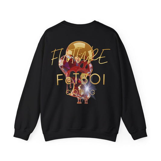 Future Fatboi crystal Drip - Crewneck Sweatshirt | Trendy Unisex Top, Graphic Sweatshirt, Streetwear Style, Casual Wear, Unique Gift