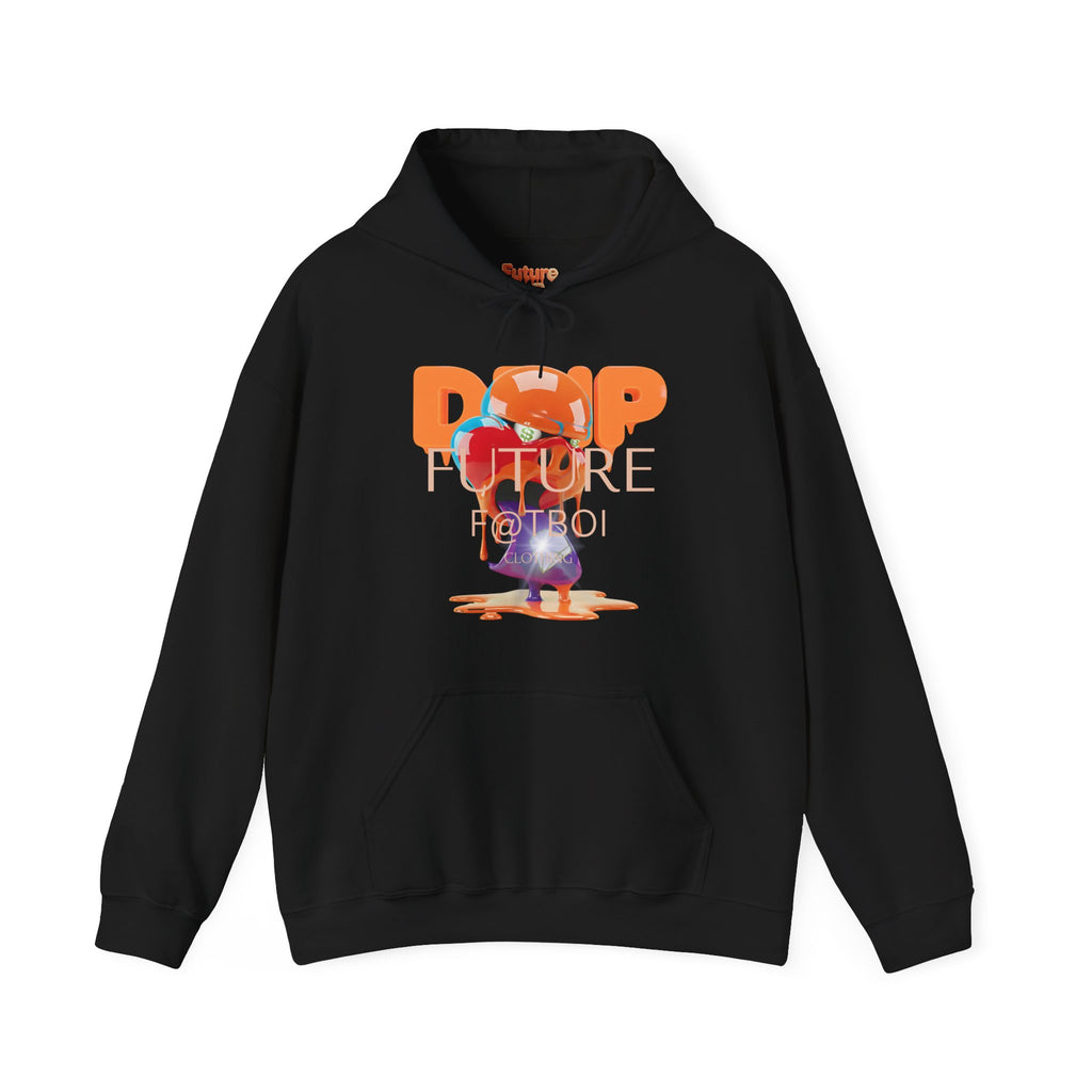 FUTURE F@TBOI HOG DRIP ORANGE CANDY - Creative and Trendy Unisex Hooded Sweatshirt for Everyday Style, Graphic Hoodie, Drip Artwork, Cozy Layering, Fun Fashion, Gift Idea