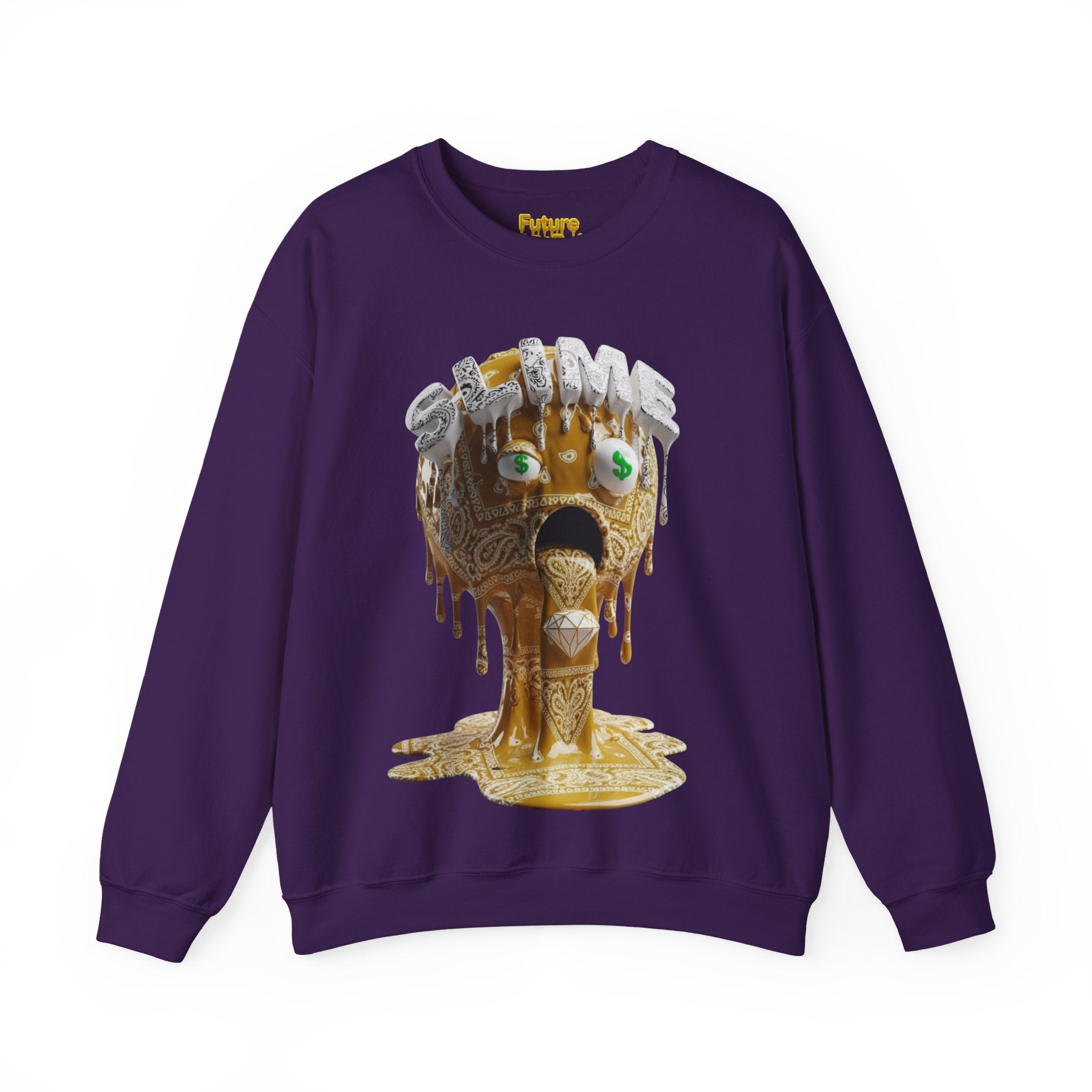 FUTURE F@TBOI SLIME Sweatshirt - Cozy Unisex Crewneck, Slime Design, Perfect for Gifts, Halloween Vibes, or Everyday Fun