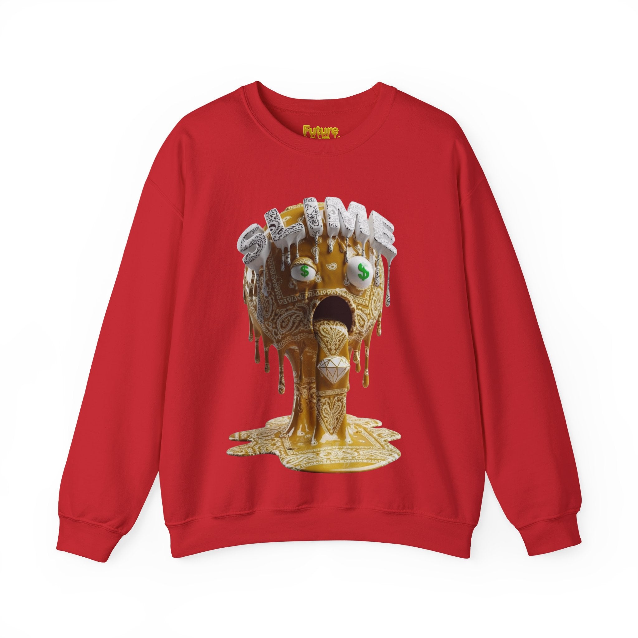 FUTURE F@TBOI SLIME Sweatshirt - Cozy Unisex Crewneck, Slime Design, Perfect for Gifts, Halloween Vibes, or Everyday Fun