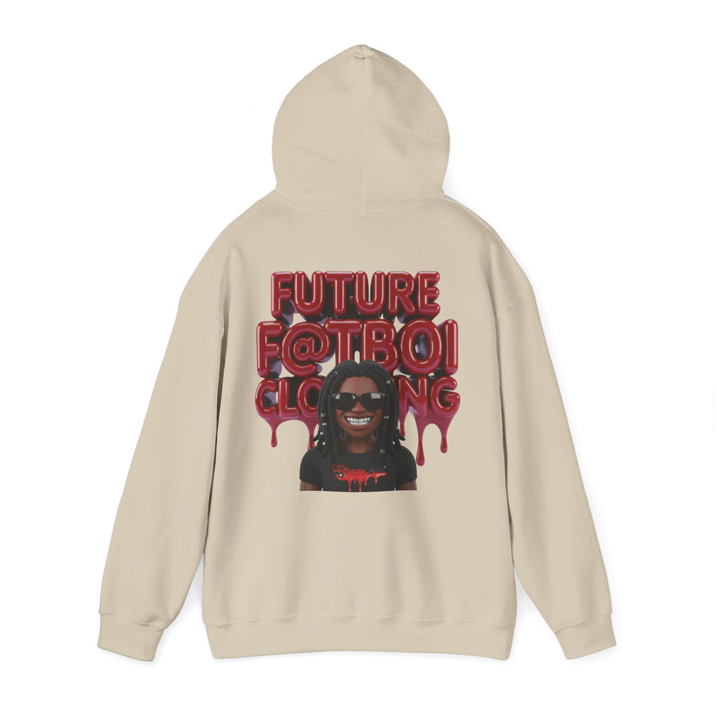 Future Fatboi Clothing Hoodie, Unisex Black Sweatshirt, Trendy Streetwear, Graphic Hoodie, Fashion Gift for Hip-Hop Lovers