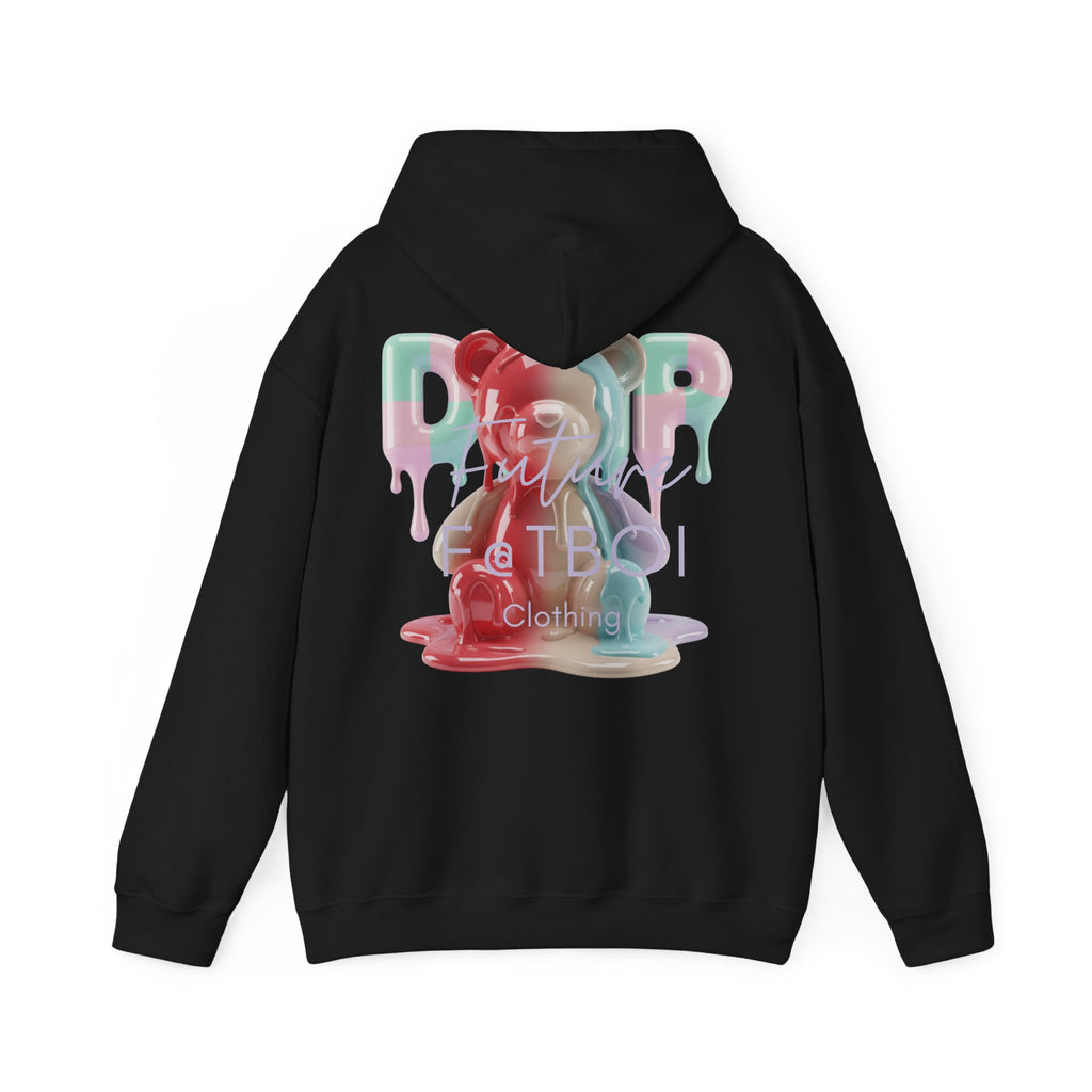 Colorful Drip Bear Hoodie