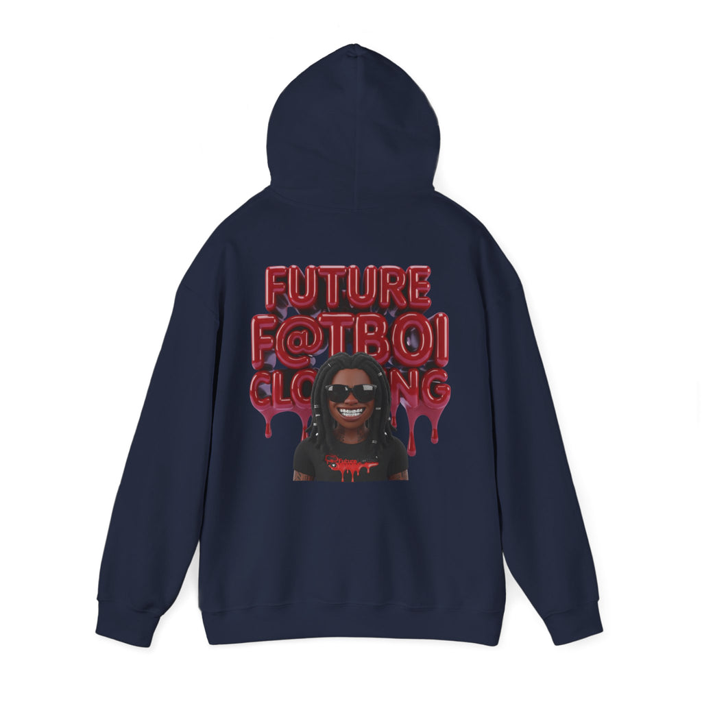 Future Fatboi Clothing Hoodie, Unisex Black Sweatshirt, Trendy Streetwear, Graphic Hoodie, Fashion Gift for Hip-Hop Lovers
