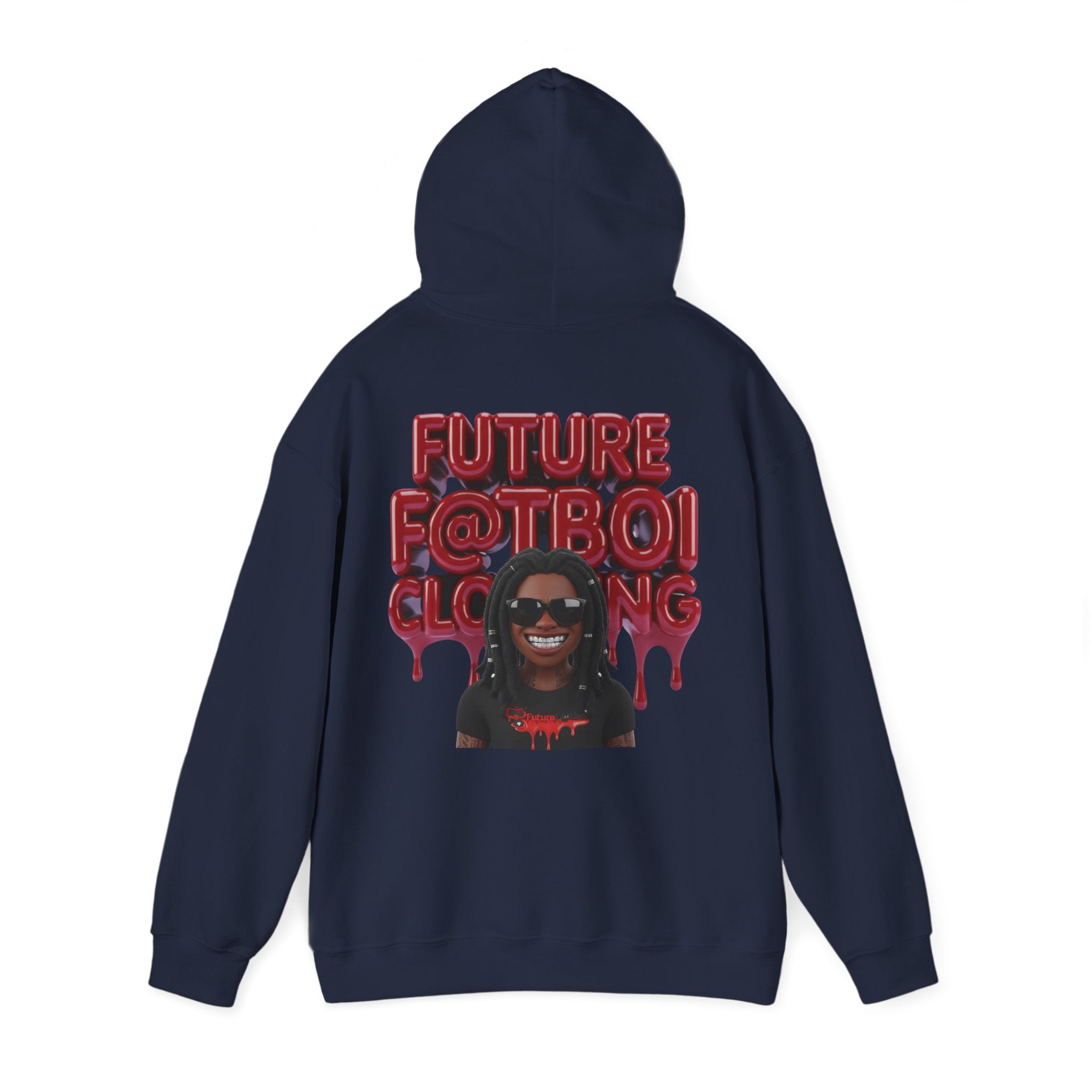 Future Fatboi Clothing Hoodie, Unisex Black Sweatshirt, Trendy Streetwear, Graphic Hoodie, Fashion Gift for Hip-Hop Lovers