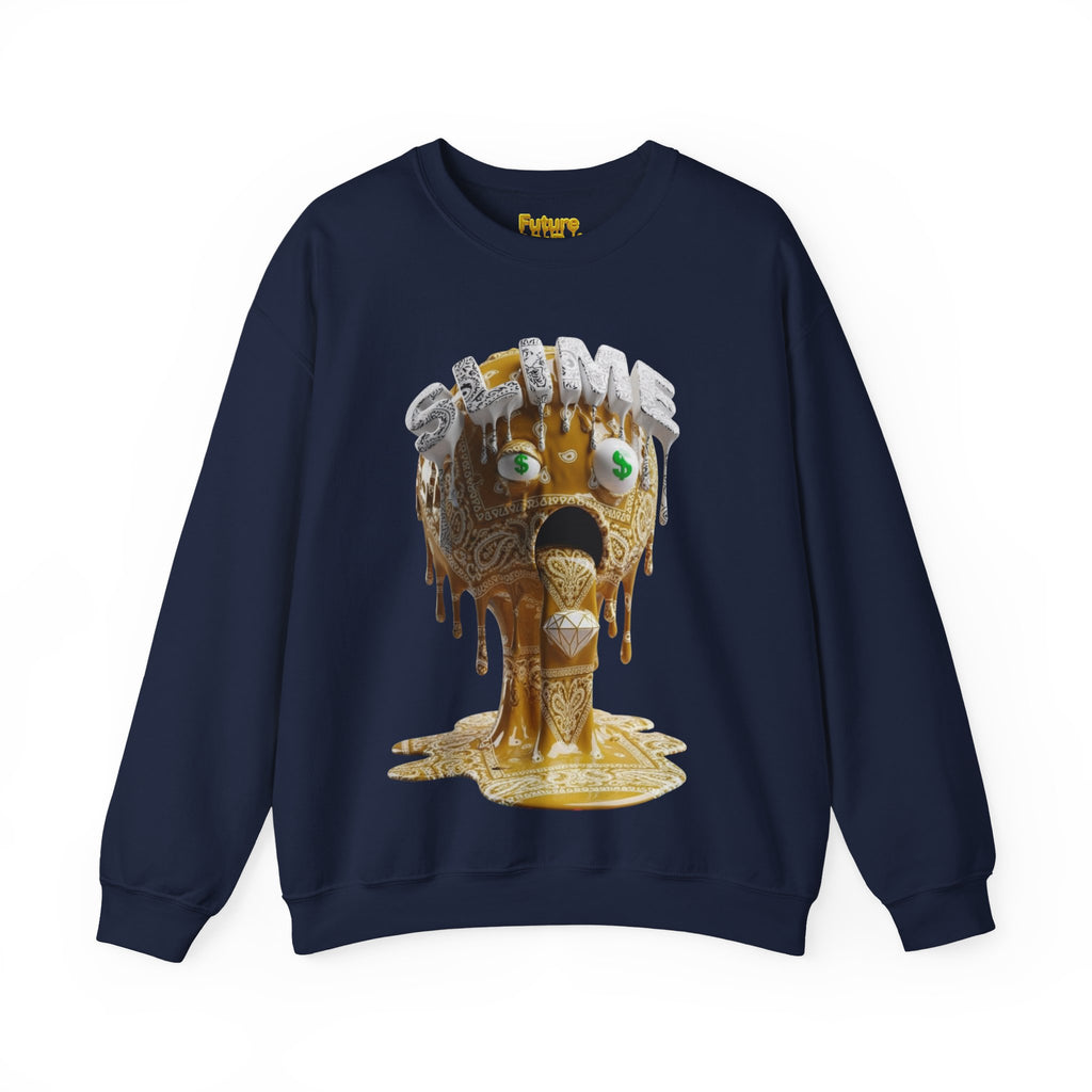 FUTURE F@TBOI SLIME Sweatshirt - Cozy Unisex Crewneck, Slime Design, Perfect for Gifts, Halloween Vibes, or Everyday Fun