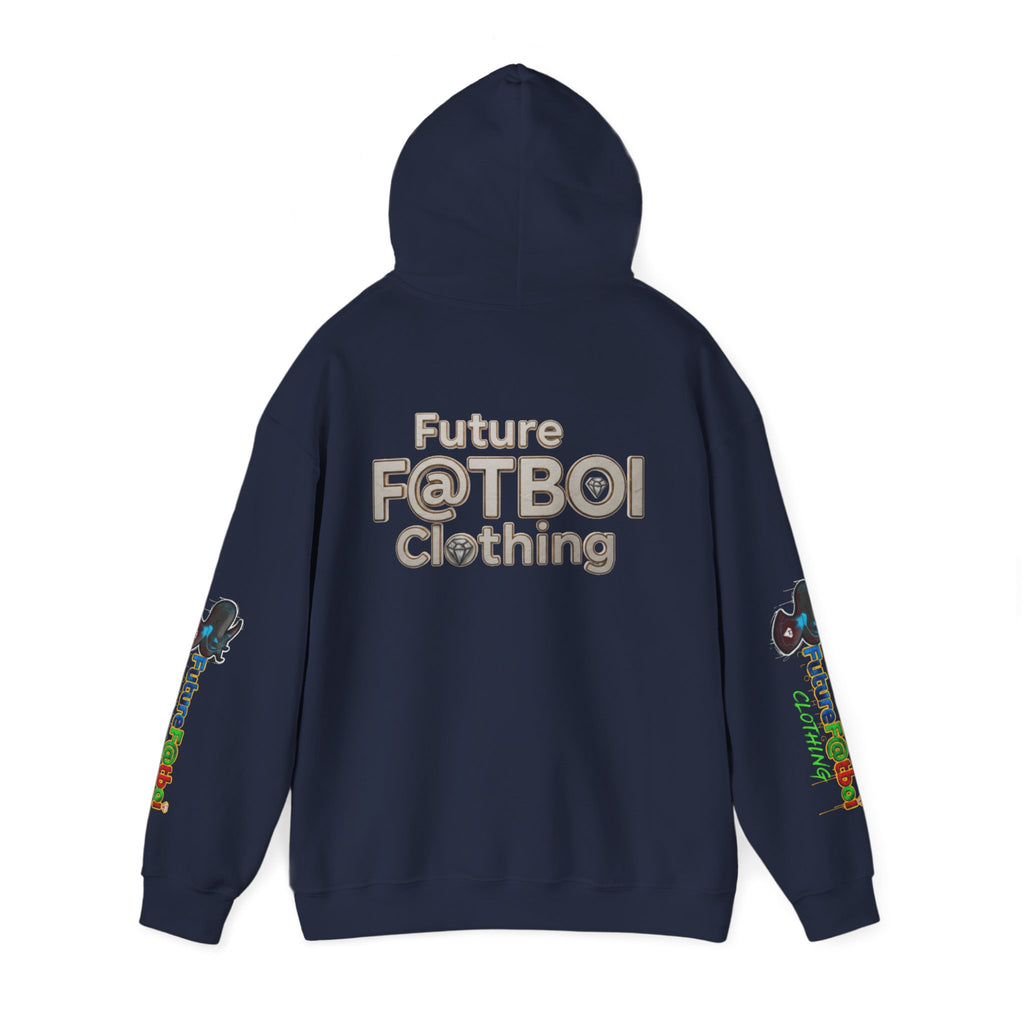 Future Fatboi Unisex Heavy Blend™ Hoodie - Cozy Streetwear, Graphic Sweatshirt, Gift for Him/Her, Casual Style, Trendy Look
