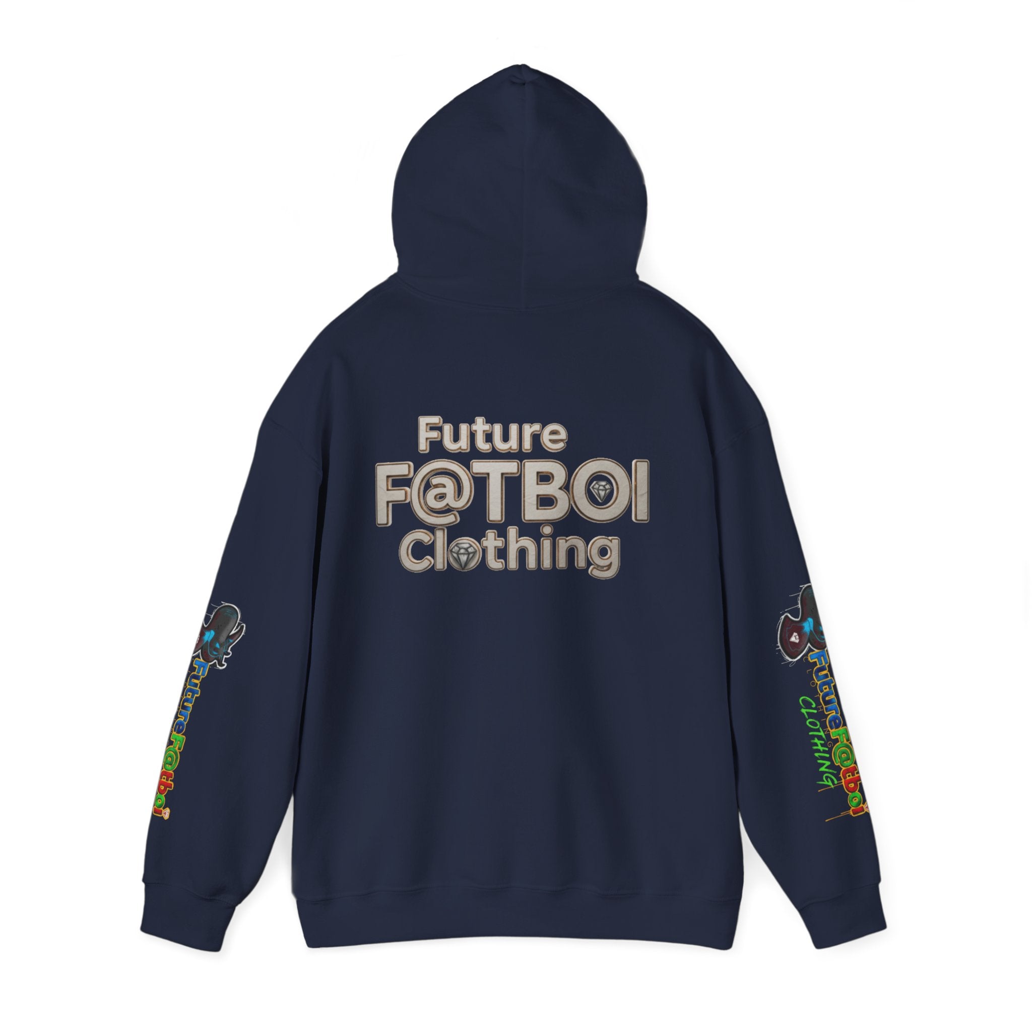 Future Fatboi Unisex Heavy Blend™ Hoodie - Cozy Streetwear, Graphic Sweatshirt, Gift for Him/Her, Casual Style, Trendy Look