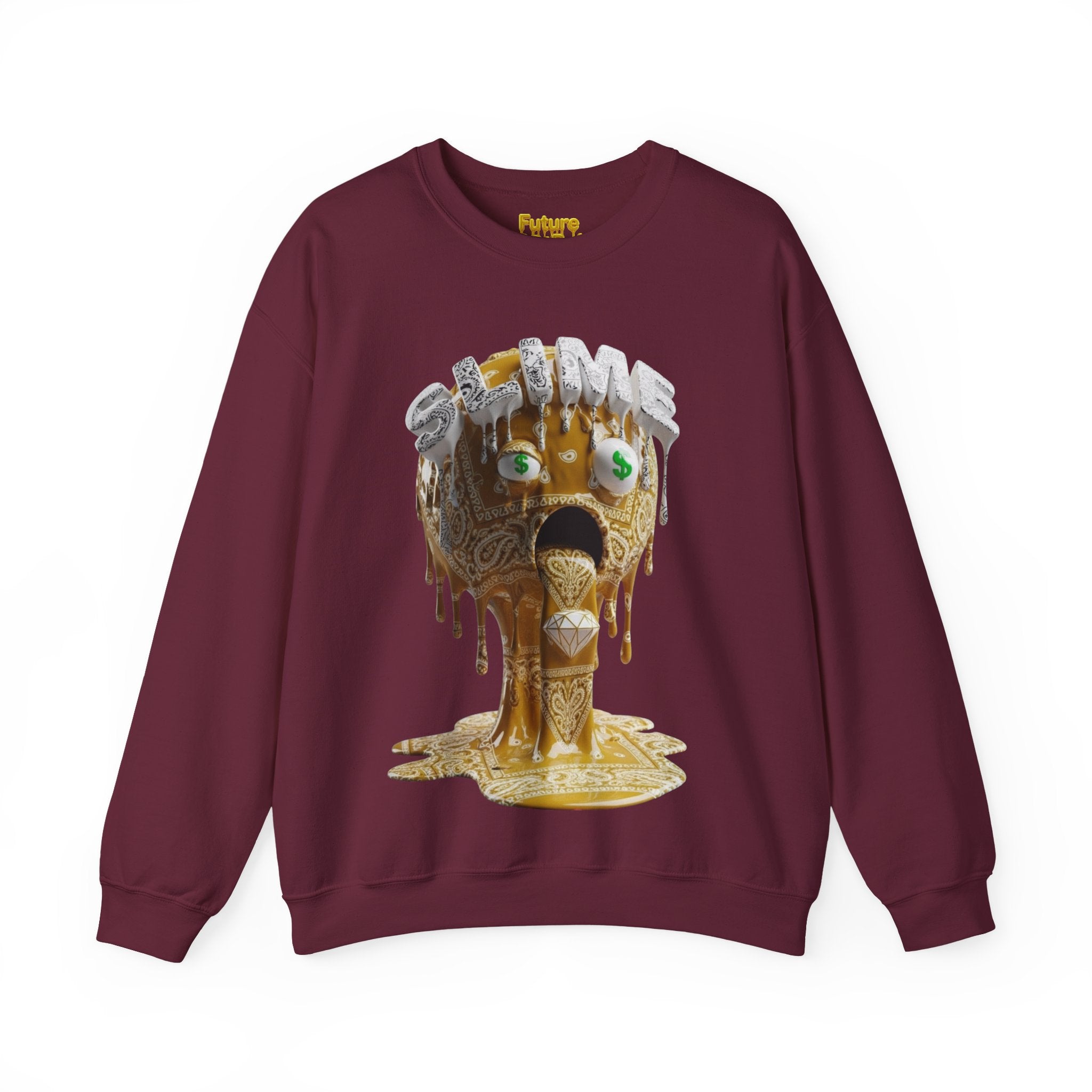 FUTURE F@TBOI SLIME Sweatshirt - Cozy Unisex Crewneck, Slime Design, Perfect for Gifts, Halloween Vibes, or Everyday Fun