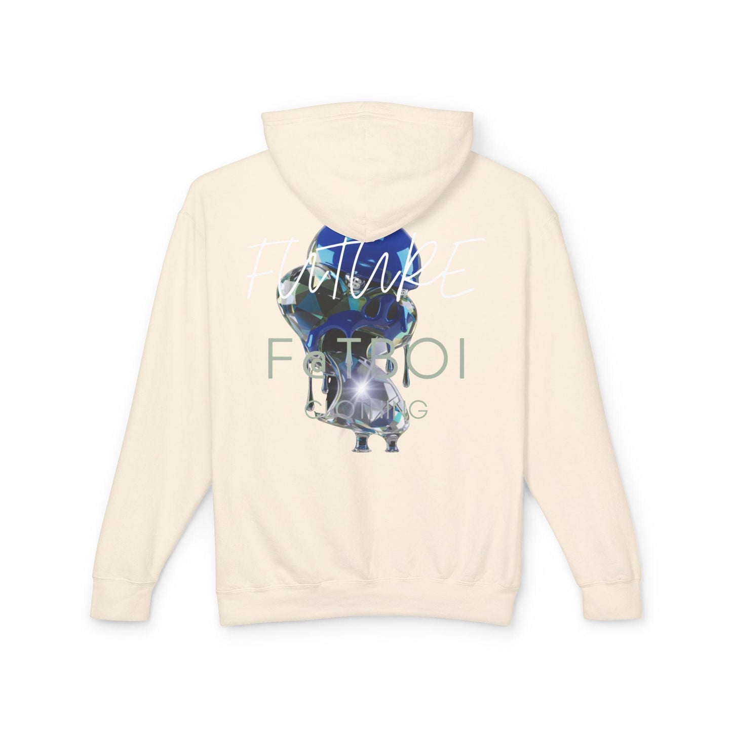 Future Fatboi Crystal Unisex Hoodie - Future of Fun Graphic Sweatshirt, Lightweight Casual Wear,  Gift for Travelers, Cozy [...]