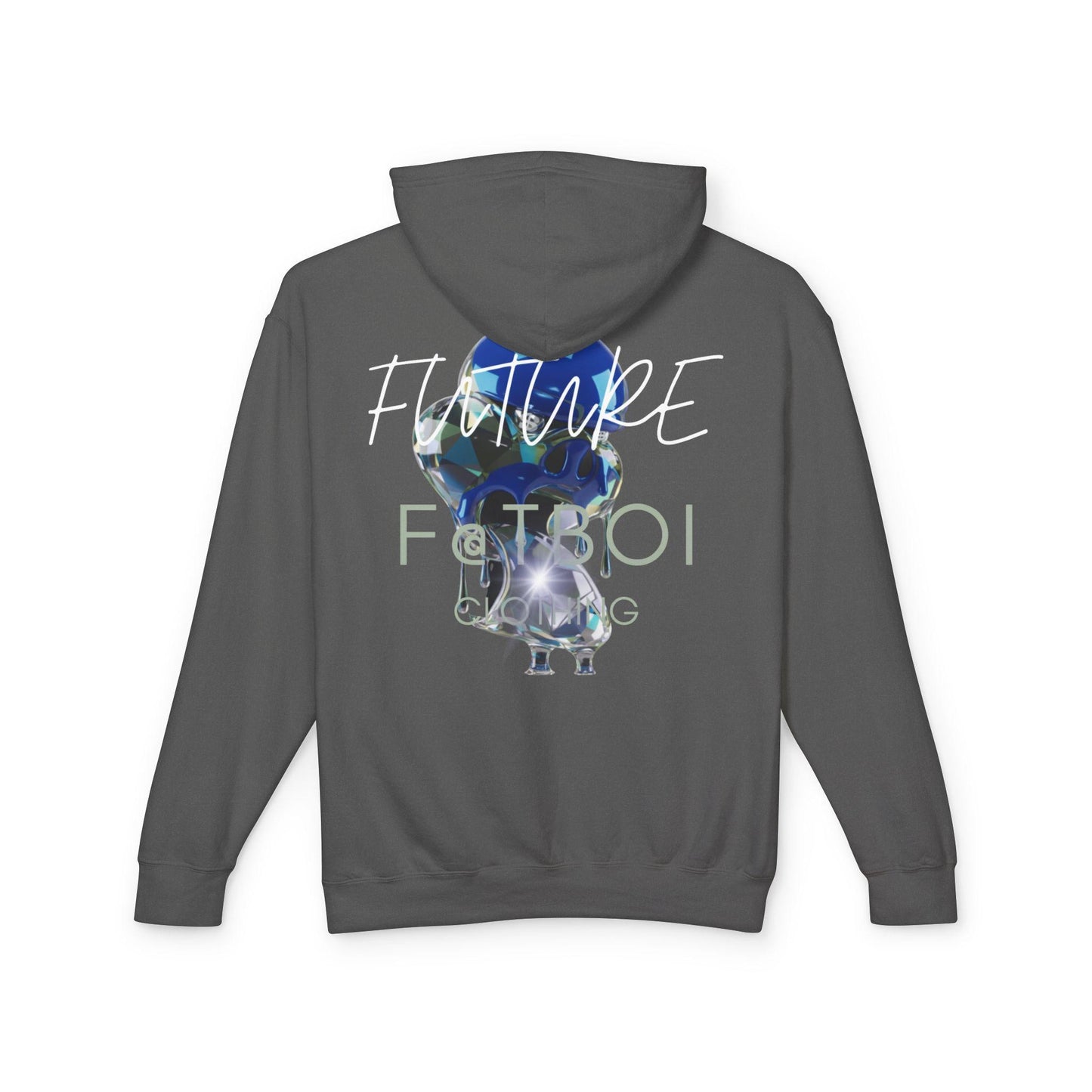 Future Fatboi Crystal Unisex Hoodie - Future of Fun Graphic Sweatshirt, Lightweight Casual Wear,  Gift for Travelers, Cozy [...]