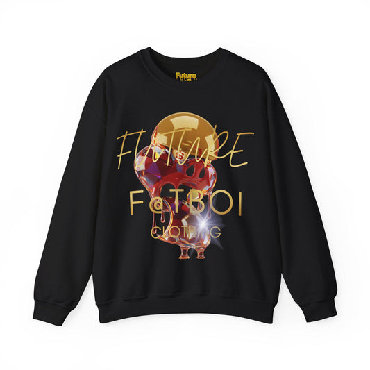 Future Fatboi crystal Drip - Crewneck Sweatshirt | Trendy Unisex Top, Graphic Sweatshirt, Streetwear Style, Casual Wear, Unique Gift